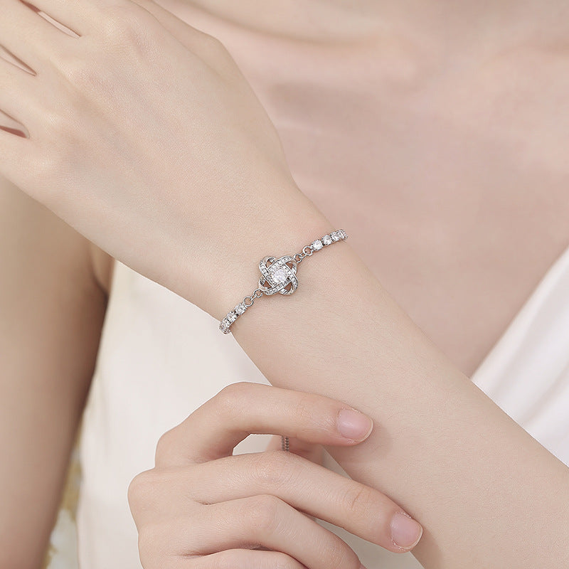 Bracciale Clover Moissanite