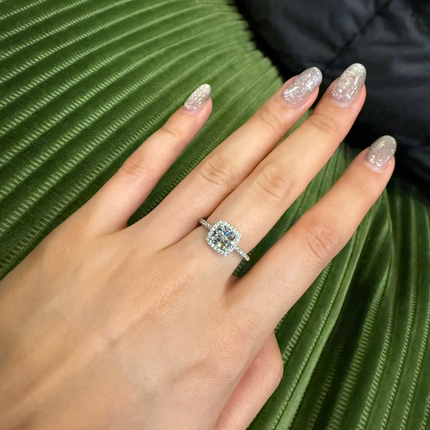 Anello Cadenza Moissanite