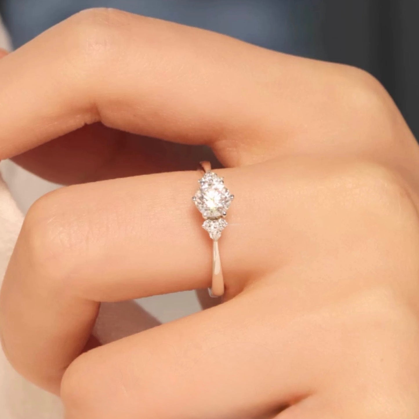 Anello Vireo Moissanite - 0,6 carati