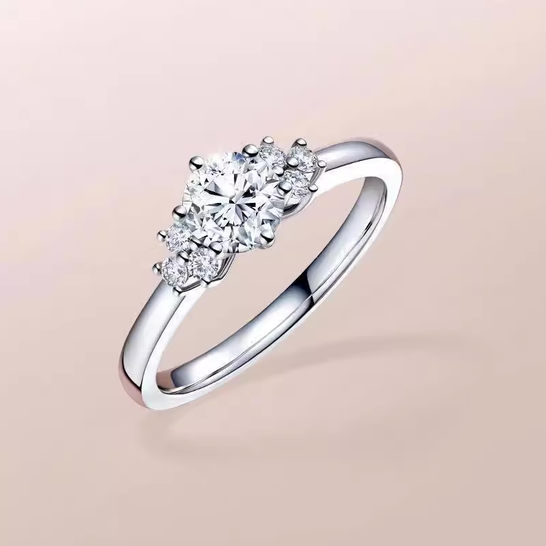 Anello Vireo Moissanite - 0,6 carati