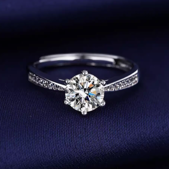 Anello Pavia Moissanite - 0,5/1/2 carati