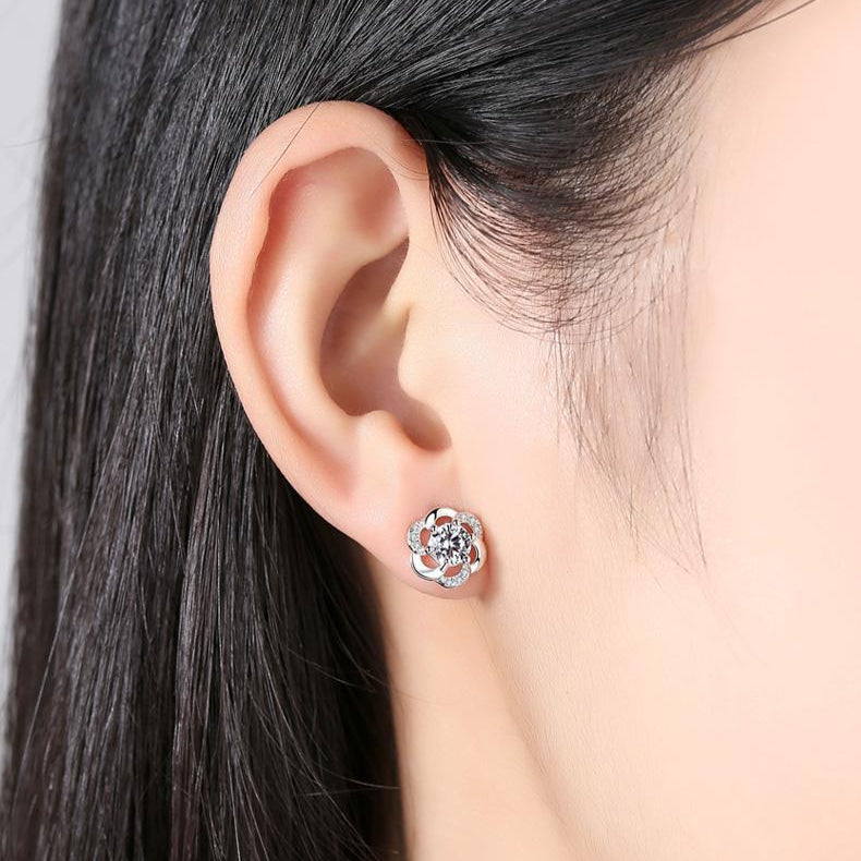 Orecchini Clover Moissanite - Ultimate