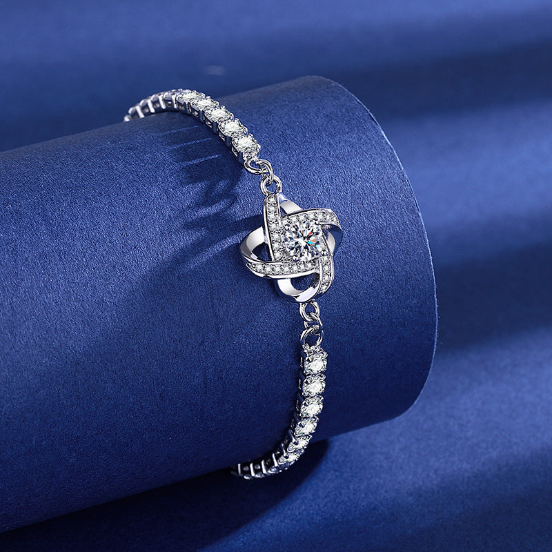 Bracciale Clover Moissanite