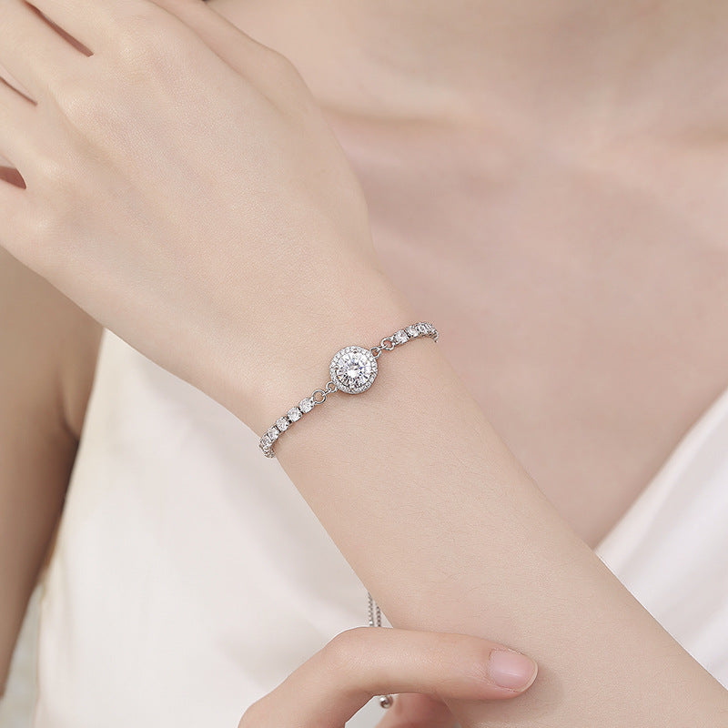 Bracciale Halo Moissanite - Twinkle