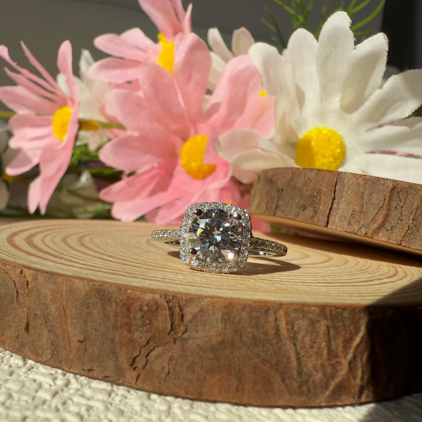 Cadenza Moissanite Ring - 1 carat