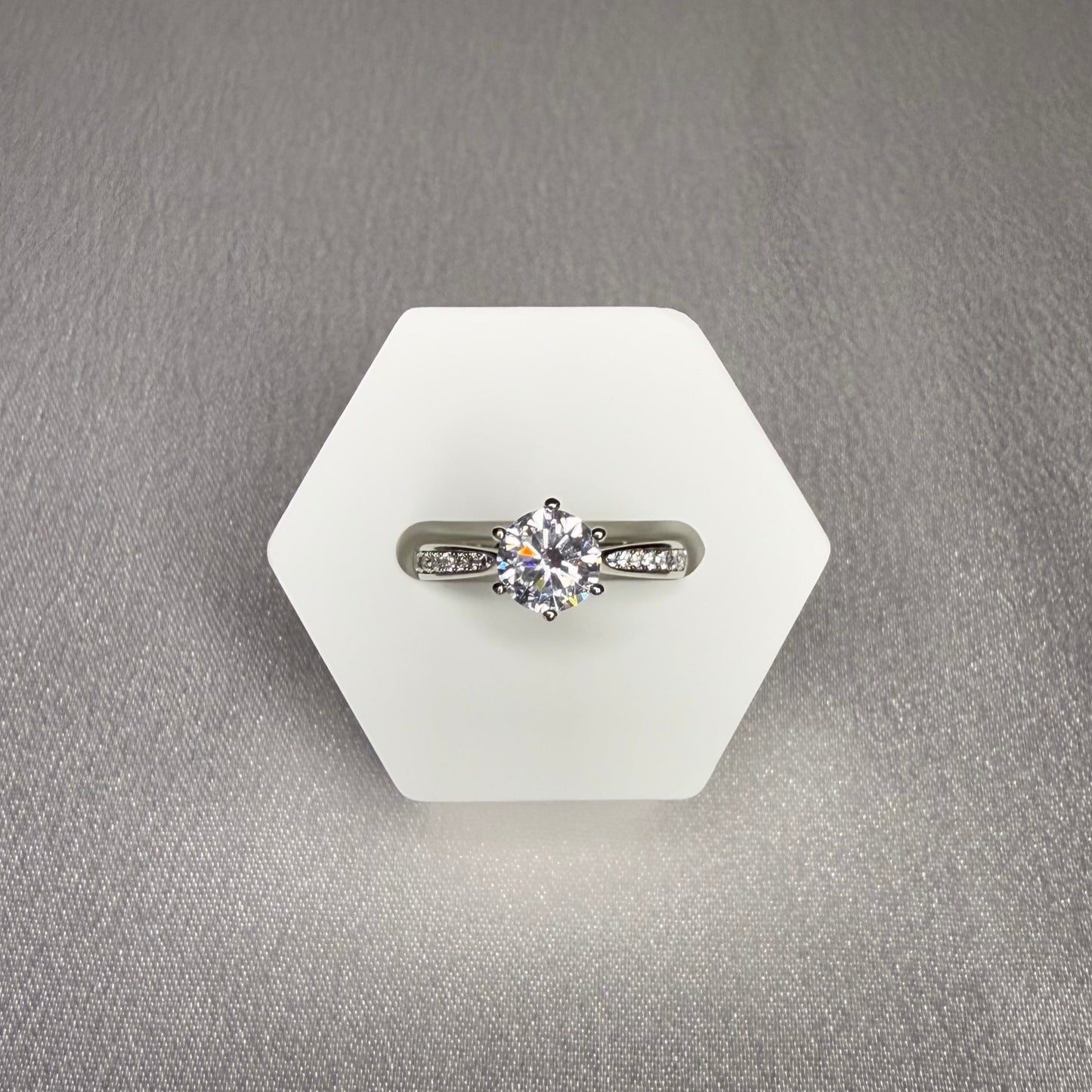 Anello Pavia Moissanite - 0,5/1/2 carati