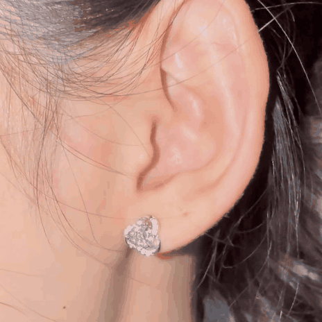 Orecchini Clover Moissanite - Puro